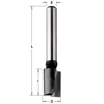 Фреза пазовая CMT 16x30x70 RH, Z2+1, S8