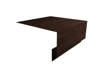 Планка околооконная сложная Блок-Хаус new Grand Line 250х75х27 0,45 Print-Double Premium Antique Wood (2м)