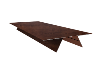 Планка стыковочная составная верхняя 0,45 Print Premium Cherry Wood Fresh TwinColor (3м)