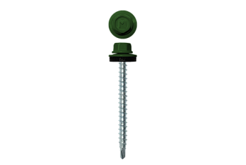 Саморез кровельный Daxmer 4,8х50 (150шт) сверло №1 RAL 6002