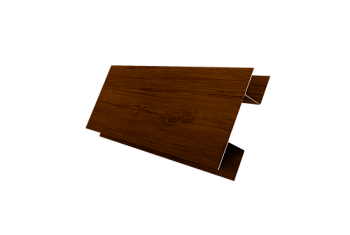 Планка H-образная Блок-Хаус new Grand Line 0,45 Print-Double Premium Golden Wood Intense F (3м)