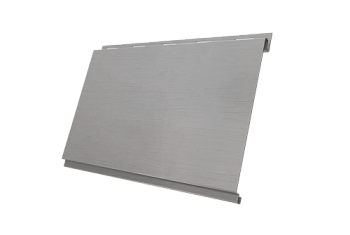 Софит металлический Вертикаль 0,2 classic Grand Line 0,45 Print Elite с пленкой Milky Wood TwinColor