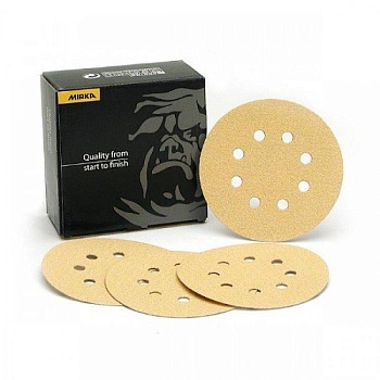 Шлифовальные круги Mirka Gold 125мм, P80 (50 шт)