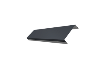 Ламель обратная 100 забора жалюзи Texas Grand Line 0,5 Drap RAL 7024 мокрый асфальт