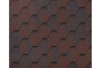 Черепица гибкая RoofShield Премиум Стандарт медный