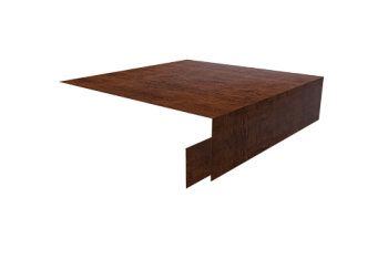 Планка околооконная сложная Экобрус Grand Line 200х50х25 0,45 Print Premium Cherry Wood Fresh TwinColor (3м)