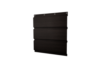 Софит металлический Классик Grand Line без перфорации 0,45 Print Elite с пленкой Coffee Wood TwinColor