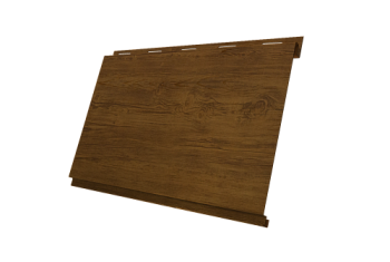 Софит металлический Вертикаль 0,2 classic Grand Line 0,45 Print-Double Elite с пленкой Golden Wood