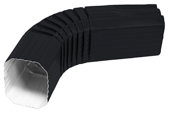 Колено прямоугольное Vortex Matt RAL 7024