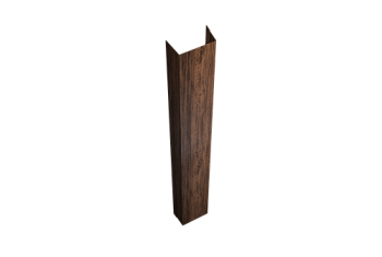 Крепежная планка нижняя для забора жалюзи Texas Grand Line 0,45 Print-Double Premium Antique Wood (3м)