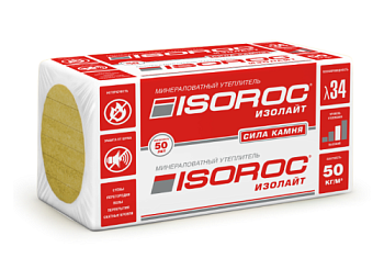 Утеплитель Isoroc Изолайт 50 1000х600х50 (0,24м3)
