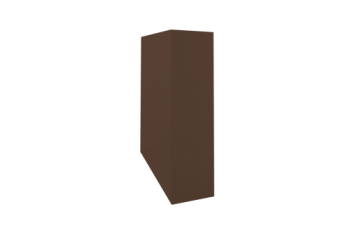 Кожух скатный д1175/ш525/в1-1050/в2-875 0,5 Satin с пленкой RAL 8017 шоколад