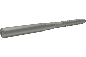 Шуруп-шпилька 8х160 Grand Line RAL 7023 серый бетон