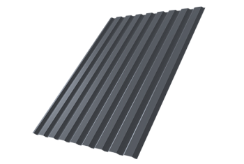 Профнастил С20A Grand Line 0,5 Satin RAL 7024 мокрый асфальт