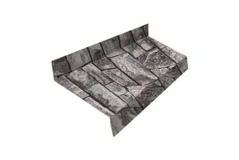 Отлив простой 70 Grand Line 0,45 Print Elite Fine Stone TwinColor (2м)