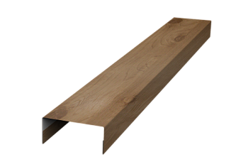 Крышка 45х20 для забора жалюзи Texas Grand Line 0,45 Print Premium Pine Wood Fresh (2м)