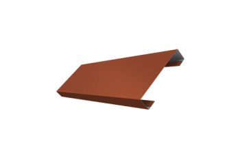 Ламель лицевая 100 забора жалюзи Texas Grand Line 0,45 Drap RAL 8004 терракота