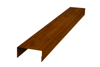Крышка 45х20 для забора жалюзи Texas Grand Line 0,45 Print-double Premium Golden Wood Intense F (3м)