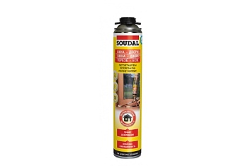 Soudal Желтая пистолетная пена 50 12х750мл (113986)