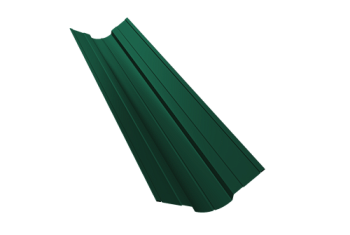 Планка ендовы верхней фигурной 70х70 Grand Line 0,45 Drap RAL 6005 зеленый мох (3м)