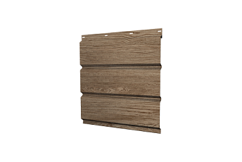 Софит металлический Классик Grand Line полная перфорация 0,45 Print Elite с пленкой White Wood TwinColor