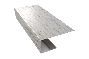 J-Профиль 18мм Grand Line 0,45 Print Elite Snow Wood TwinColor (3м)