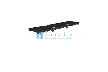 Решетка водоприемная Gidrolica VS LINE DN100.13.50 - чугунная ВЧ, с крепежом, кл. С250 (210352)