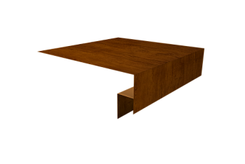 Планка околооконная сложная Блок-Хаус new 200х50х27 Grand Line 0,4 Print Premium Golden Wood Intense FTC (2м)