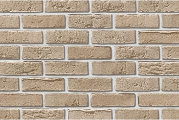 Рядовая плитка Leonardo Stone Дижон гипс 404 с расшивкой 1,2см