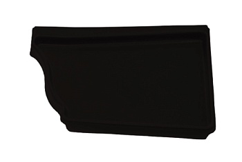 Заглушка правая Vortex Matt 127мм RAL 9005