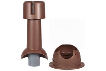 Комплект Krovent Seam 110 изолированный коричневый