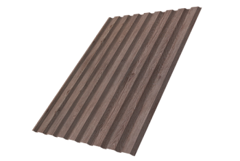 Профнастил С20A Grand Line 0,45 Print Elite White Wood TwinColor