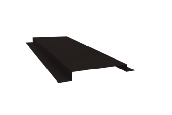 Планка кожуха сегментного 150 0,5 Velur X RAL 9005 черный (3м)