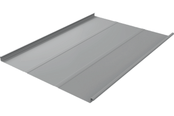 Фальц двойной стоячий Line Grand Line 0,5 Satin с пленкой на замках RAL 7004 сигнальный серый