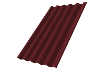 Профнастил НС35R Grand Line 0,5 Satin Matt RAL 3005 красное вино