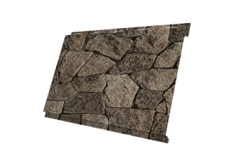 Софит металлический Вертикаль 0,2 classic Grand Line 0,45 Print Elite с пленкой King Stone TwinColor