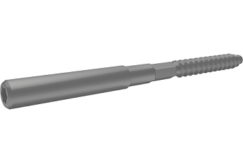 Шуруп-шпилька 8х160 Grand Line RAL 7037 пыльно-серый