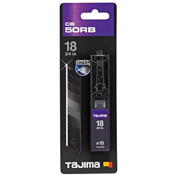 Лезвия Tajima Razar Black СB-50RB 18 мм (10 шт)