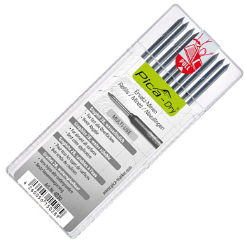 Грифели для карандаша Pica-Dry 4030 чёрные (10 шт) MULTI-USE