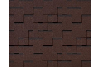 Черепица гибкая RoofShield Премиум Модерн каштан