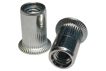 Заклепка резьбовая Daxmer М8х18,5 (400шт) потайной борт, сталь