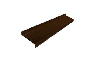 Отлив простой 150 Grand Line 0,45 Print Elite Choco Wood TwinColor (2м)