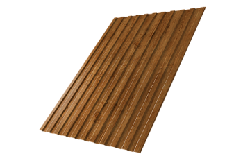 Профнастил С8A v03 Grand Line 0,45 Print Elite Golden Wood TwinColor