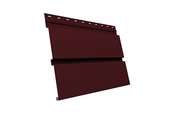 Квадро Брус 3D Grand Line 0,45 Drap с пленкой RAL 3005 красное вино