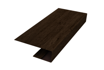 J-Профиль 12мм Grand Line 0,45 Print Premium Antique Wood TwinColor (3м)