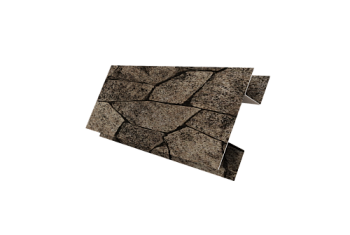 Планка H-образная Блок-Хаус new Grand Line 0,45 Print Elite King Stone TwinColor (2м)