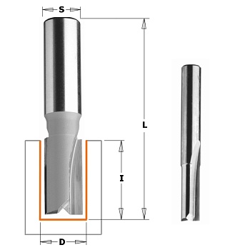 Фреза пазовая CMT 7x18x48 мм, S 8 мм