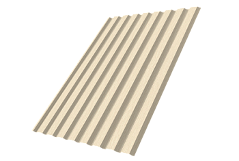 Профнастил С20A Grand Line 0,45 Print Elite Milky Wood TwinColor