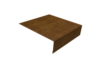 Планка околооконная простая 200х50 Grand Line 0,45 Print Elite Golden Wood TwinColor (3м)