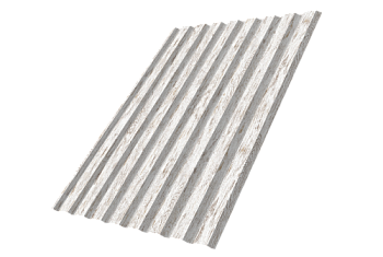 Профнастил С20A Grand Line 0,45 Print Elite Snow Wood TwinColor